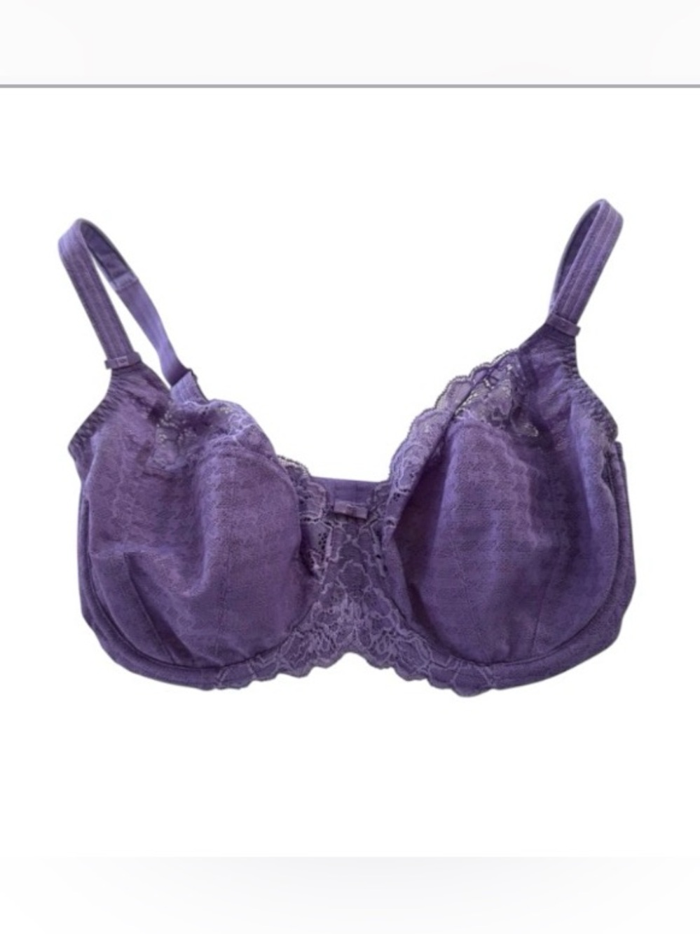 Panache Purple Lace Underwire Bra - Deep Purple 32GG - Picture 7 of 7